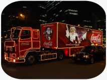 Santa Claus Car of Coca-Cola in 2007/12/21