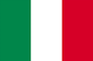 The national flag of Italy（緑・白・赤）